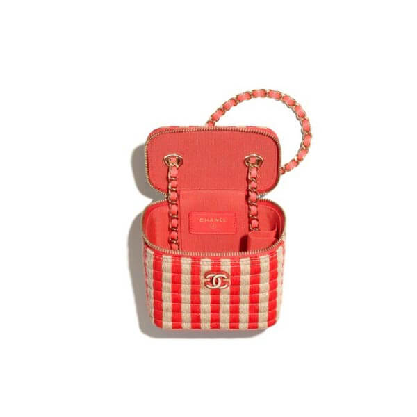 シャネル スモール ヴァニティーケース ラフィア AP1998 B05010 N4131